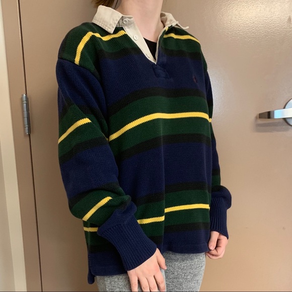 Ralph Lauren Sweaters - Vintage 90’s Ralph Lauren Striped Sweater Ralph Lauren Sweaters - Vintage 90’s Ralph Lauren Striped Sweater
